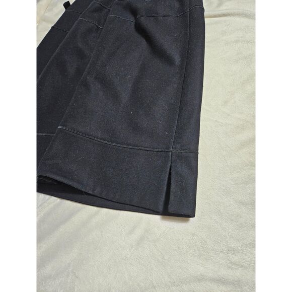 Harve Bernard Women's Wool LIned skirt, Black,‎ zipper & button closure, size 12 - Picture 6 of 7